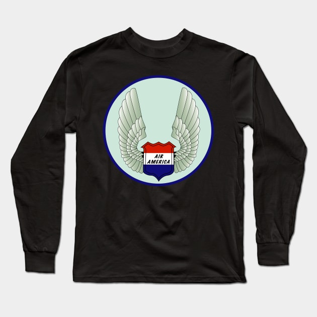 Air America Wings Long Sleeve T-Shirt by twix123844